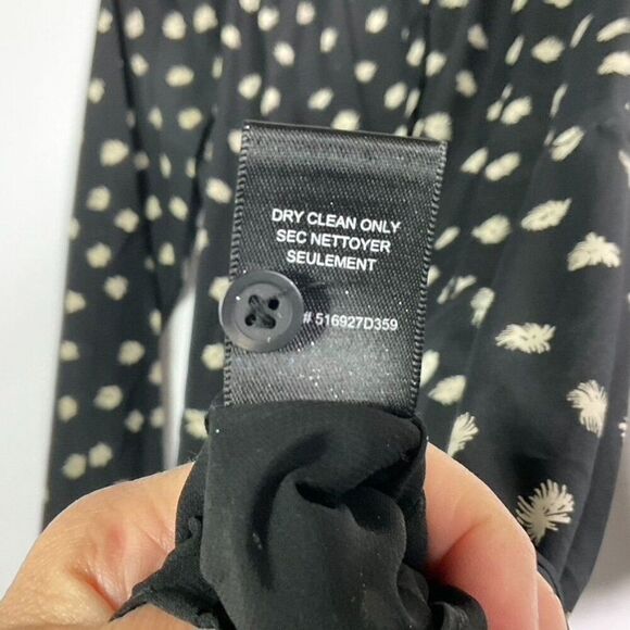 Rebecca Taylor long sleeve dandelion dress size 6. 100% silk, drawstring waist - Picture 5 of 15